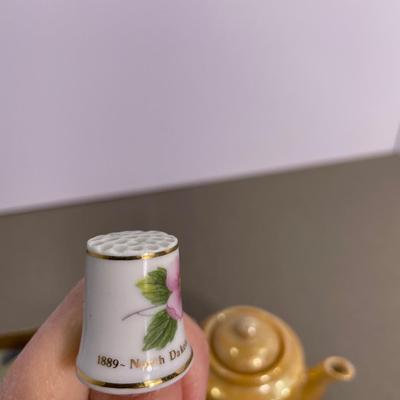 Small Vintage Teapot, ND Centennial Thimble