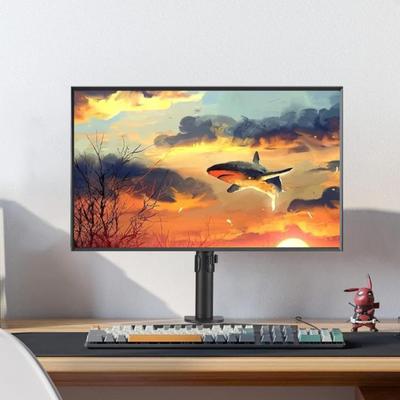 Bracwiser Monitor Mount Single Fully Adjustable Arm Fits One Screen 13-32 inch 22lbs for Monitor Computer Screen 13 15 17 19 20 22 23 24...