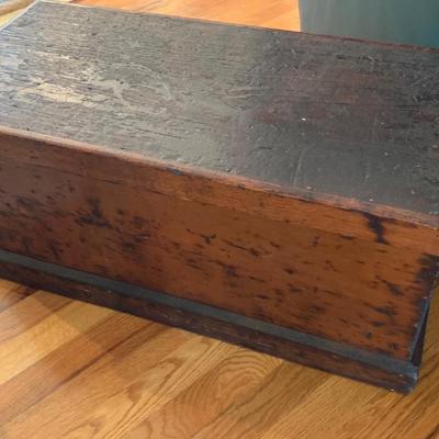 Antique Wood Work Chest