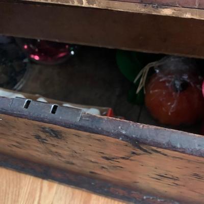 Antique Wood Work Chest