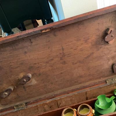 Antique Wood Work Chest