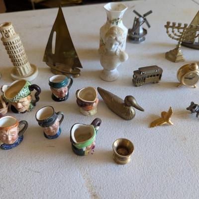 Brass Trinkets Miniature Royal Doulton Mugs