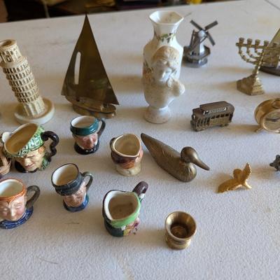 Brass Trinkets Miniature Royal Doulton Mugs