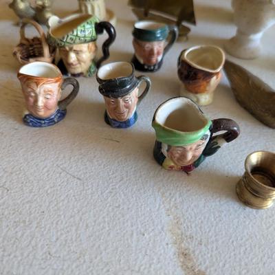 Brass Trinkets Miniature Royal Doulton Mugs