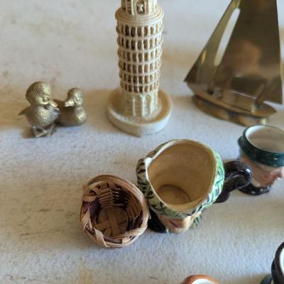 Brass Trinkets Miniature Royal Doulton Mugs