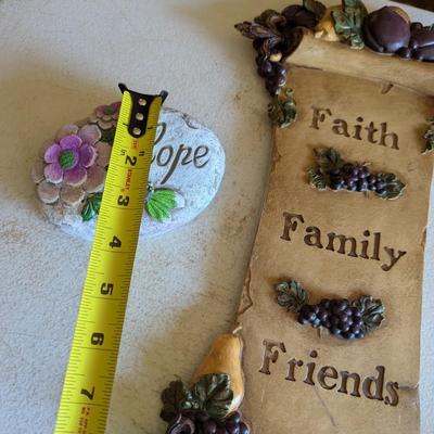 Vintage Fan Needle Point & Wall Decor