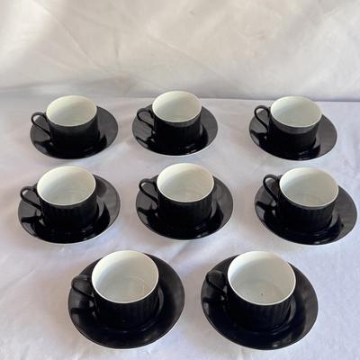 54pc. Daniel Hechter Satin Ribbon Noir China (K-DZ)