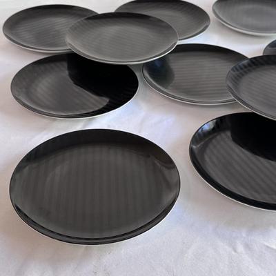 54pc. Daniel Hechter Satin Ribbon Noir China (K-DZ)