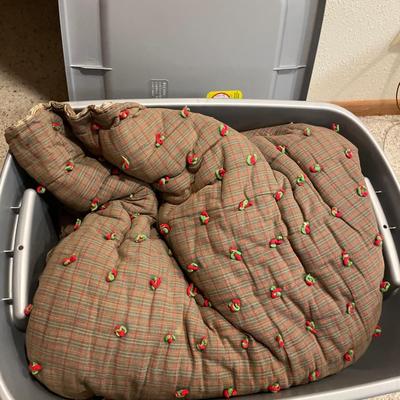 Quilt in a tote
