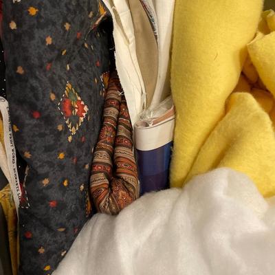 Tote of batting and fabric
