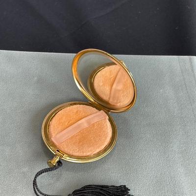 Vintage Compact with Rhinestones