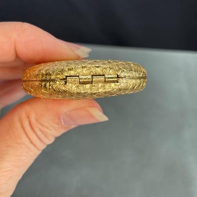 Vintage Love Pat Revlon Metal Compact