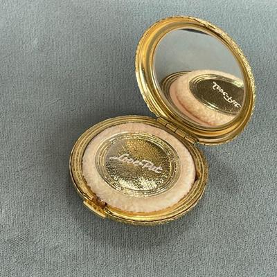 Vintage Love Pat Revlon Metal Compact