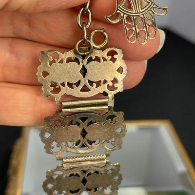 Egyptian Revival Vintage Scarab Bracelet