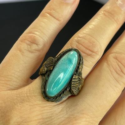 Vintage Stone Ring Chief Design