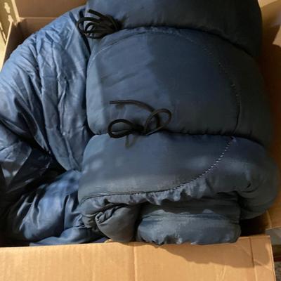 2 blue Sleeping bags