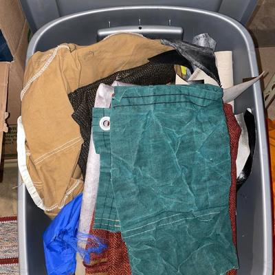 Tote of thick material
