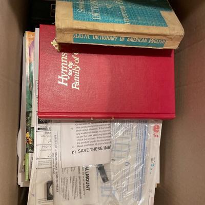 Box of sheet music