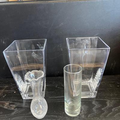 Glass vases