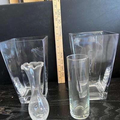 Glass vases
