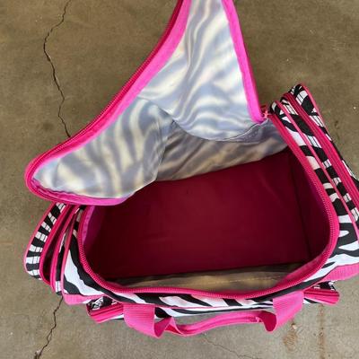 Zebra duffle bag