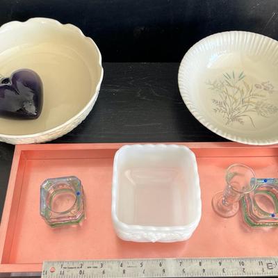 Bowls and candle holders