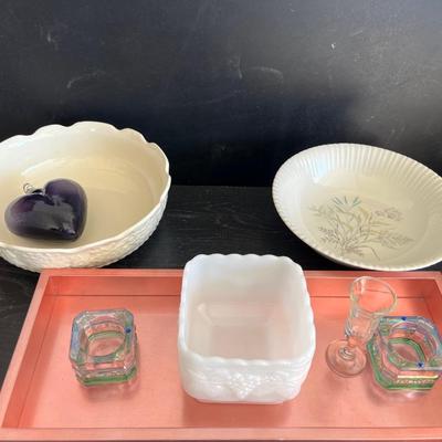 Bowls and candle holders
