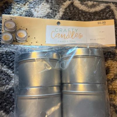 New candle tins