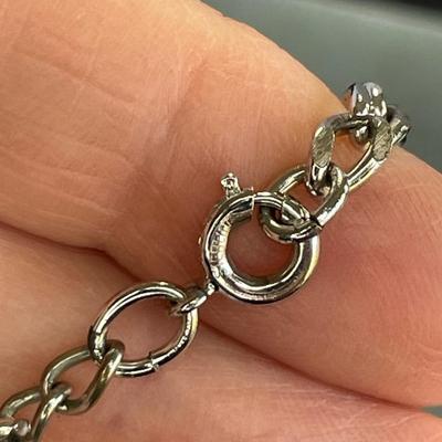 Vintage Sterling Silver Charm Bracelet