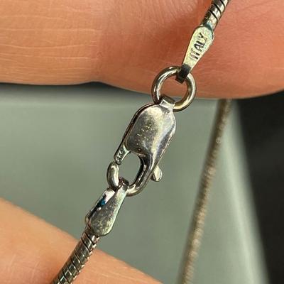 Sterling Silver Snake Chain Necklace