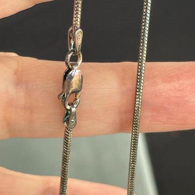 Sterling Silver Snake Chain Necklace