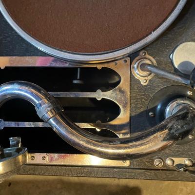 Antique record player