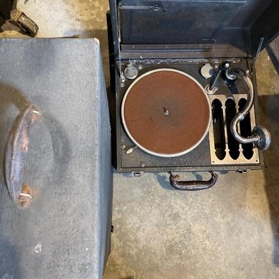 Antique record player