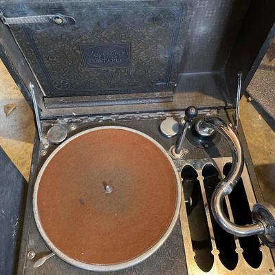 Antique record player