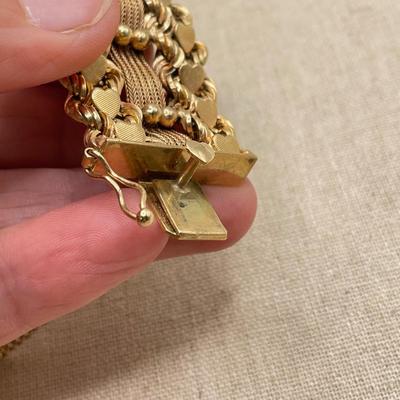 14K Braided Heart Bracelet (ST-SS)