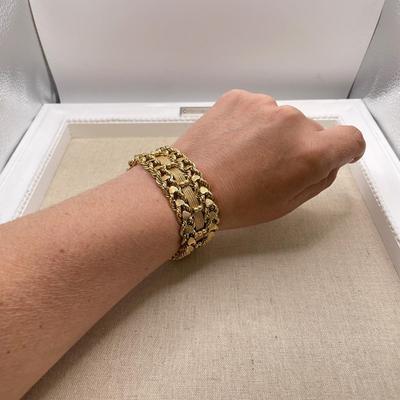 14K Braided Heart Bracelet (ST-SS)