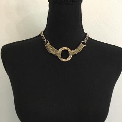 Guess gold tone necklace
