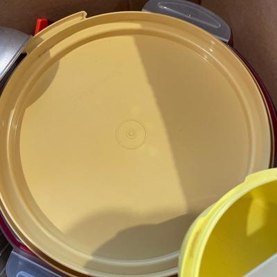 Box of tupperware
