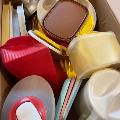 Box of tupperware