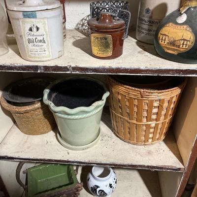 Misc pots and baskets