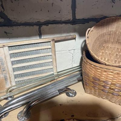 Bathroom and baskets