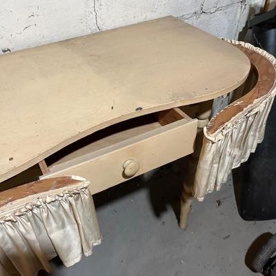 Vanity table with chair