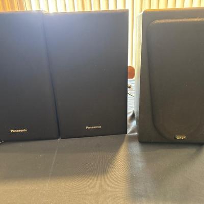 Panasonic speakers and KLH subwoofer