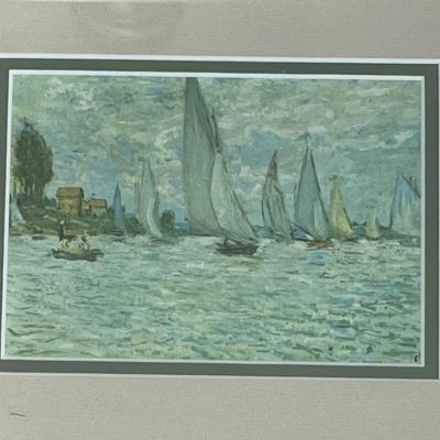 Framed Impressionist Prints by Claude Monet and Pierre Auguste Renoir