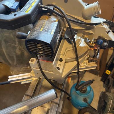 Delta Shopmaster miter saw with stand