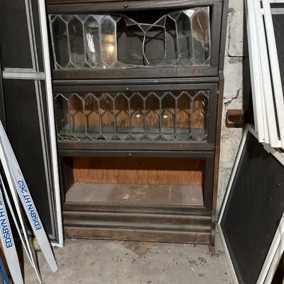Barrister lead glass cabinet
