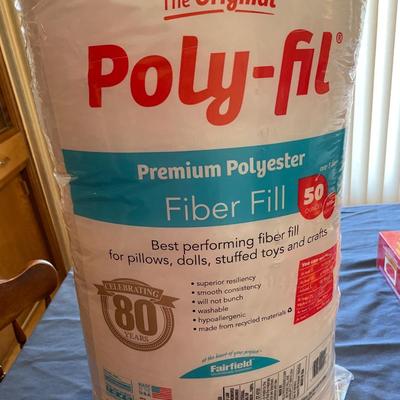 New bag of poly fill