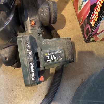 Shop Vac, Edger, wood ladder, sprayer and other tools