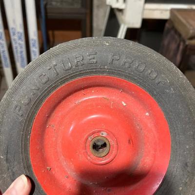 Four 8” puncture proof wheels