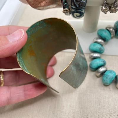 C. Wylie Pendant, Copper Cuff & Artistic Jewelry (ST-SS)